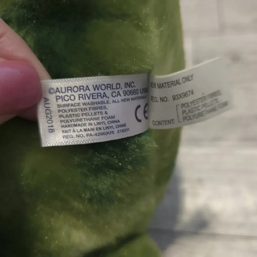 Aurora Plush Legendary Friends Green Dragon Plush Ohen Braveheart Stuffed Toy 9" - Picture 7 of 11